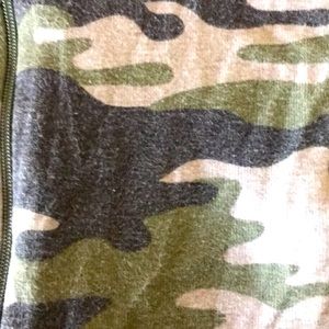 Camo toddler footed pajamas